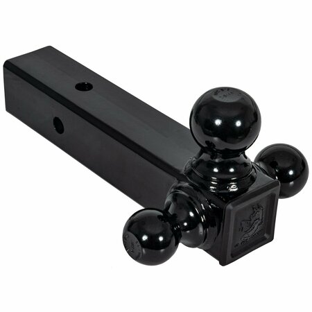 BUYERS PRODUCTS Tri-Ball Hitch with Black Towing Balls - 2-1/2 Inch Receiver 1802250